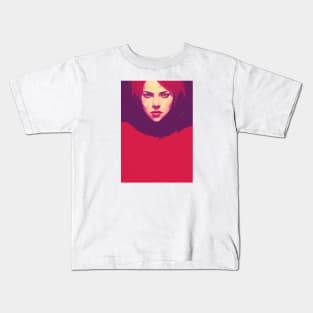 beautiful girl digital art - DESIGN Kids T-Shirt